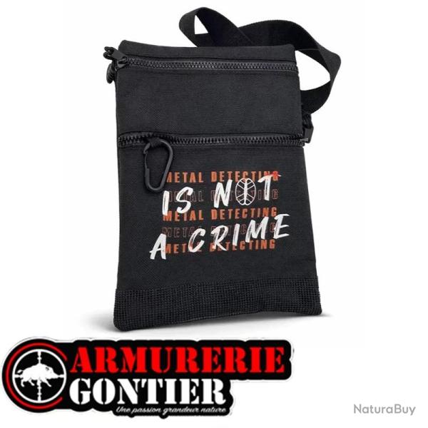 Pochette � trouvailles Metal Detecting is not a Crime