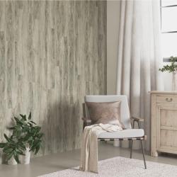 Panneaux muraux Aspect bois Gris PVC 4,12 m&sup2;