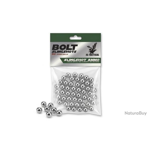 50 Billes m�talliques JS-TACTICAL 9,5mm