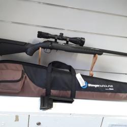 Carabine Ruger AMERICAN RIMFIRE cal.22Mag can.46cm filet&eacute; 1/2*28 + lunette 3-9x40+ fourreau