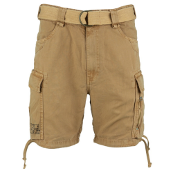 Short Cargo 100% Coton - 7 Poches | Randonn&eacute;e & Outdoor (Sable) - L