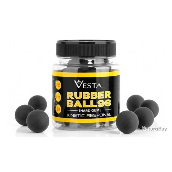 50 billes Vesta Rubberballs 98 Cal.50