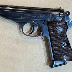 pistolet WALTHER MANURHIN mod&egrave;le PP calibre 7.65