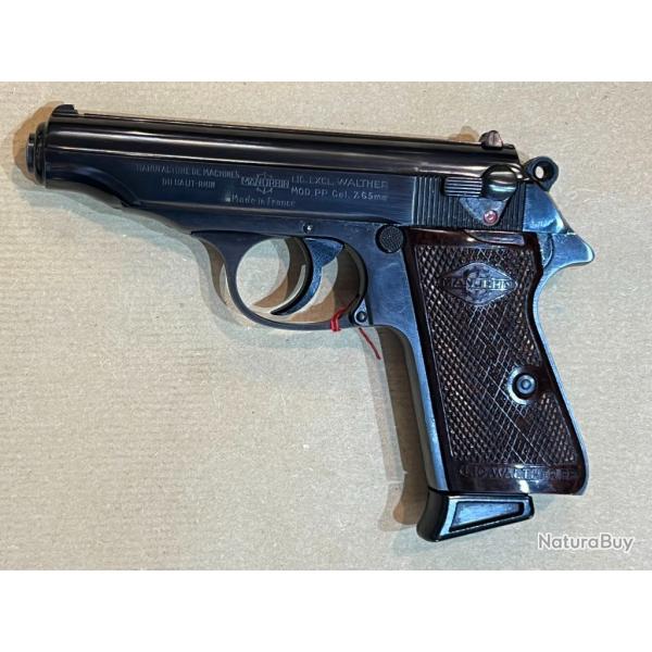 pistolet WALTHER MANURHIN mod�le PP calibre 7.65