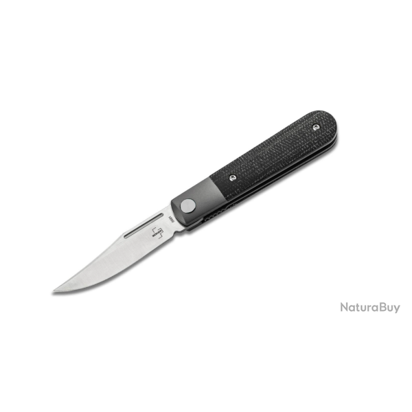 Couteau de Poche Boker Plus Modern Barlow 01BO932 Nitro-V Micarta Noir