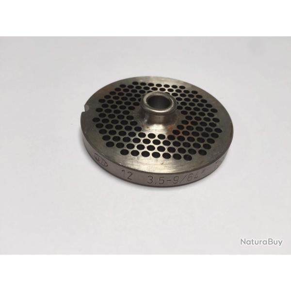 Plaque hachoir LW 12 ( 7.8 mm ) 2 Ergot, 1 Face, Acier