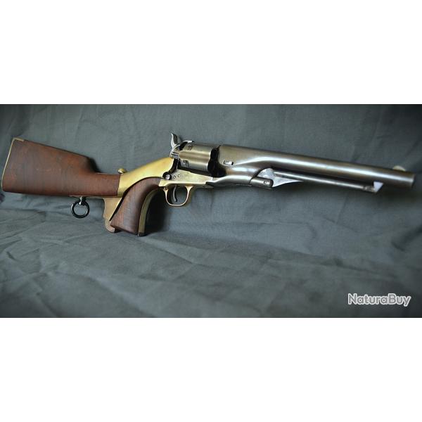 Colt 1860 � Fluted �avec sa crosse Revolving