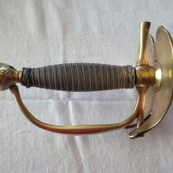 &eacute;p&eacute;e d'officier d'infanterie  mod&egrave;le 1777.