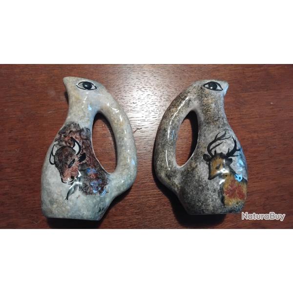 petit vase d�cors rupestre