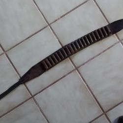 CARTOUCHIERE CUIR CALIBRE 16