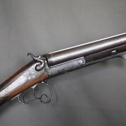 Fusil De Chasse Calibre 16 &agrave; Percussion Centrale Et Chiens Ext&eacute;rieurs - Fin 19&egrave;me (2)
