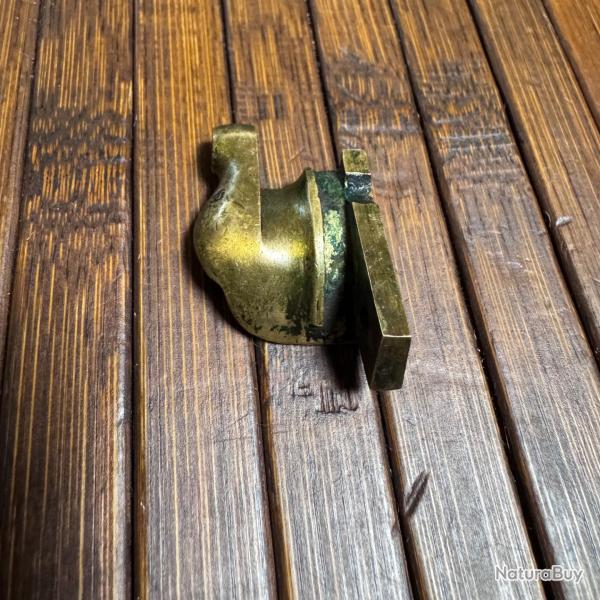 Bassinet laiton de pistolet 1816 / 1822 Original nombreux poin�ons tr�s bon �tat