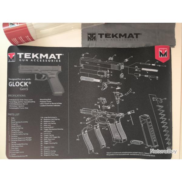 Tapis nettoyage/entretien arme (TekMat)