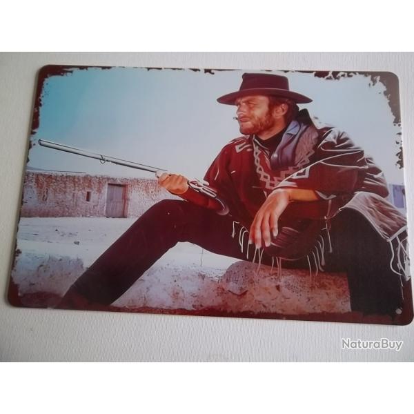 Plaque m�tal d�co western PQDP