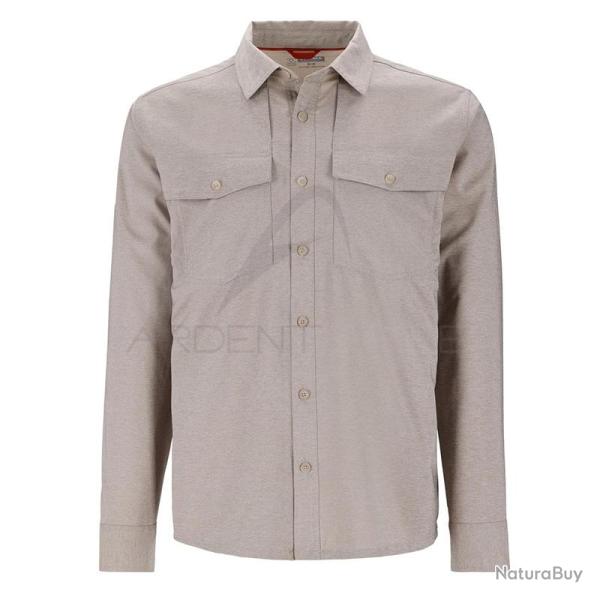 Chemise SIMMS No-See-Um Bugstopper Dolomite Heather XXL