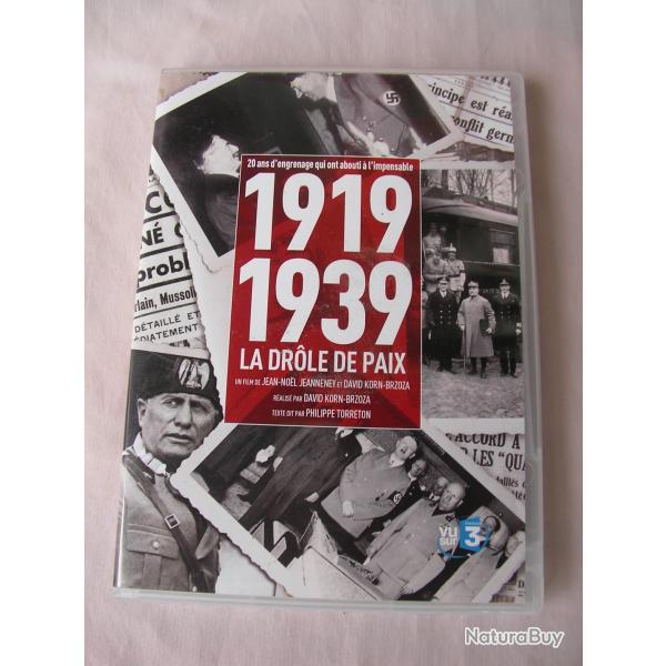 WW2 DVD REPORTAGE SUR LA SECONDE GUERRE MONDIALE " 1919-1939 LA DR�LE DE PAIX " 1H32