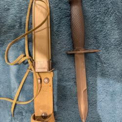 Rare Baionnette COLT US M7 originale - CONTRAT COLT'S (USA)