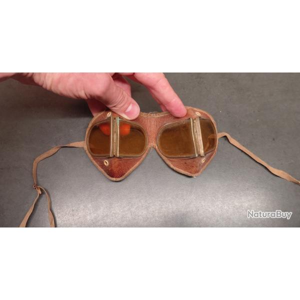 Lunettes motocycliste et aviateur ww1 fran�ais