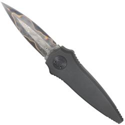Warlock Smooth Black D/E Damascus - Paragon Asheville