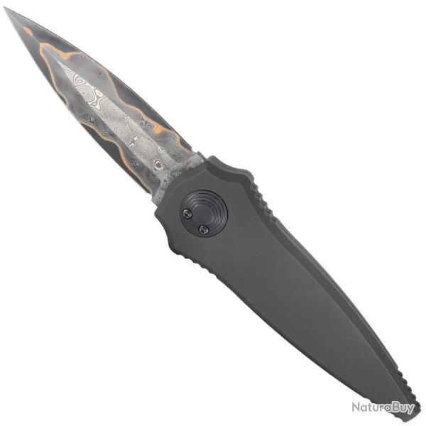 Warlock Smooth Black D/E Damascus - Paragon Asheville