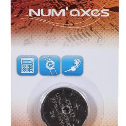 NUM'AXES Pile CR2032 Lithium 3V