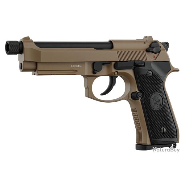 R�plique airsoft KJ Works M9-A1 full m�tal Gaz - Tan