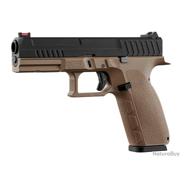 R�plique airsoft KJ Works KP-13 metal slide - Tan