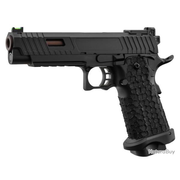 Pistolet GBB Golden Eagle Hi-Capa 5.1 Noir/Bronze airsoft - 1J