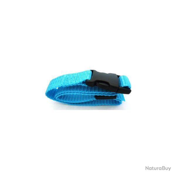 Num'Axes sangle nylon 20 mm - Bleu turquoise