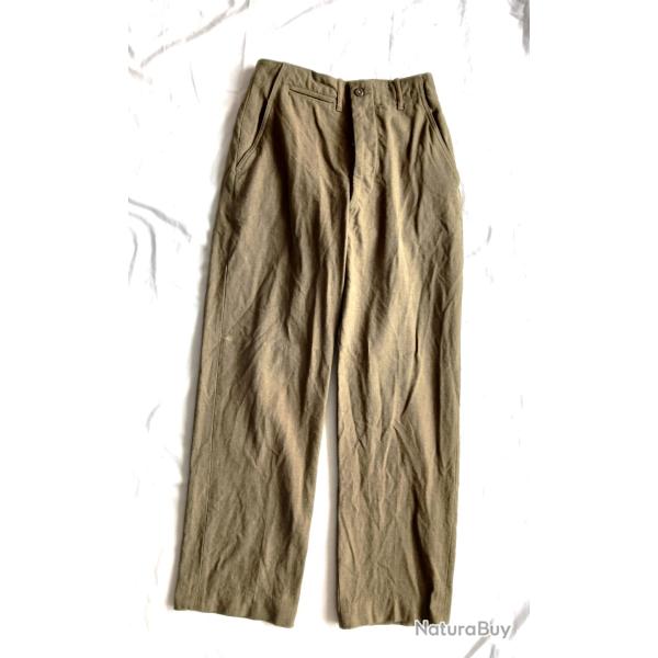 Uniforme - US433450a Troussers wool serge OD, light shade special USA WW2
