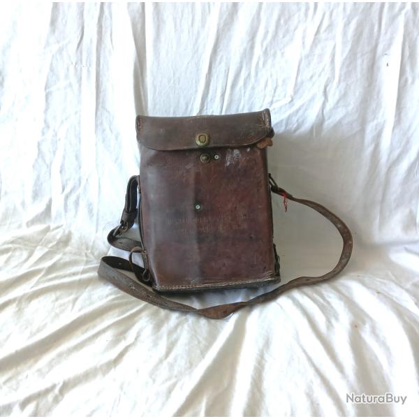 T�l�phonie - US348040a T�l�phone de campagne EE-8-A avec sacoche de transport en cuir