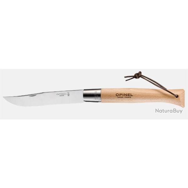 Couteau g�ant pliant OPINEL plumier N�13 h�tre inox