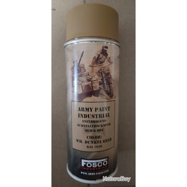 Bombe de peinture 400ML FOSCO WH DUNKEL GELD RAL 7028