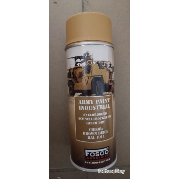 Bombe de peinture 400ML FOSCO BROWN BEIGE RAL 1011