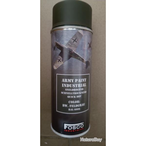 Bombe de peinture 400ML FOSCO  BW FELDGRAU RAL 6006