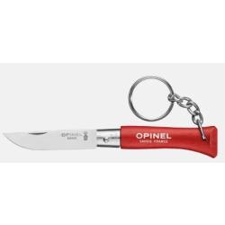 Couteau pliant porte-cl&eacute;s OPINEL rouge N&deg;2 inox