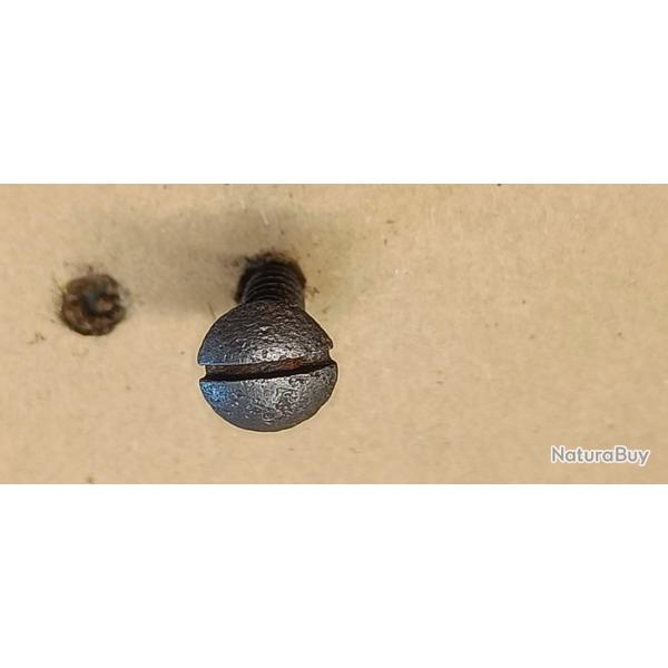 2 vis plaque de couche fusil r�glementaire 18 / 19 eme (1777, 1822, 1842, chassepot, gras...) (2028)