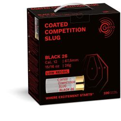 BALLE GECO COMPETITION SLUG BLACK CALIBRE 12/67.5 26 GRAMMES X 25