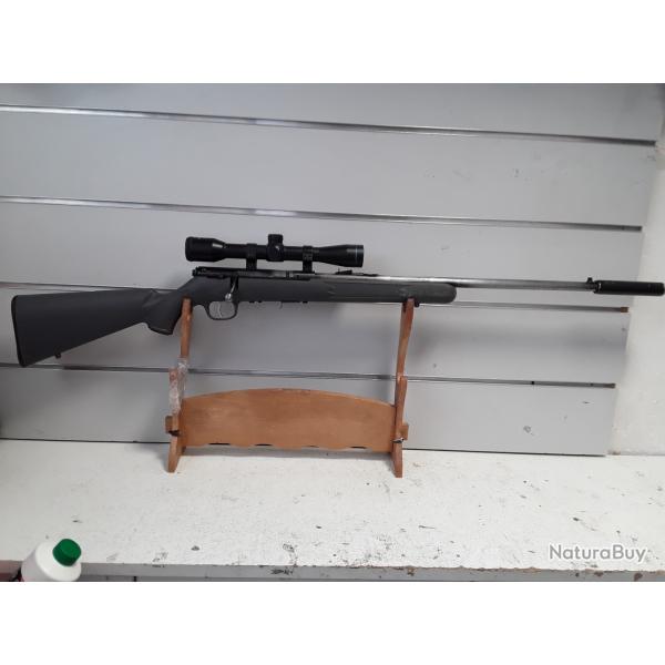Carabine savage MODEL 300 cal.22lr synthetique can.52cm + lunette 4x32 + Silencieux