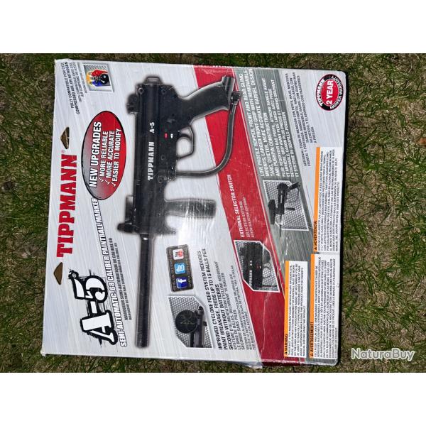 Paintball Tippmann A-5 + masque + bo�te d'origine