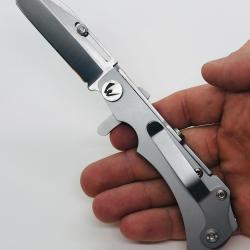 Couteau de Poche Multifonction Wildsteer W Pocket Design Industriel Acier Inox Fabrication Fran&ccedil;aise