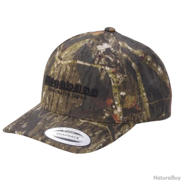 Casquette Megabass Classic Camo Mossy Black