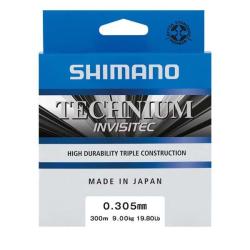 Nylon Shimano Technium Invisitec A Mono Grey 300m 9kg 300m 0.305
