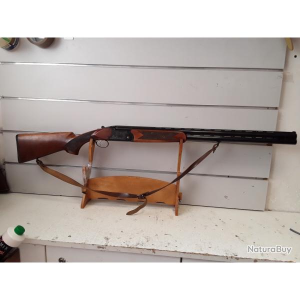 Fusil superpose Decastel cal.12/76 bois can.71cm
