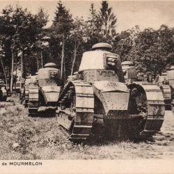 Carte Postale Ancienne - Camp de Mourmelon - Chars d'assaut  -N&deg;8258