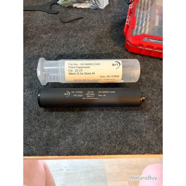 Mod�rateur de son B&T SD-988001-G44 - Glock 44 - Calibre .22 LR