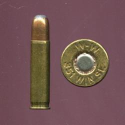 .351 WSL Winchester - balle cuivre pointe plomb arrondie - marquage : W-W  351 WIN SL - AvP