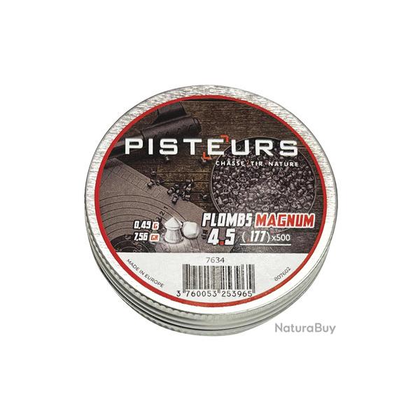 Boite de plomb pisteurs pointue + difference carabine a plomb