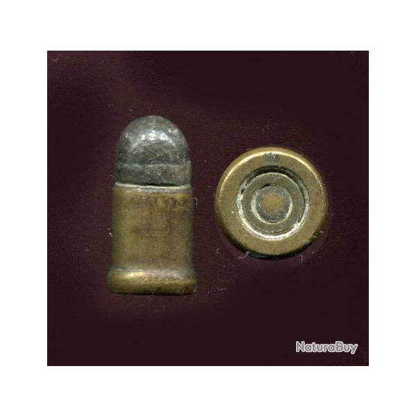 9 mm Galand - amor�age GAUPILLAT vers 1870 - balle plomb tr�s arrondie - TRES BON ETAT