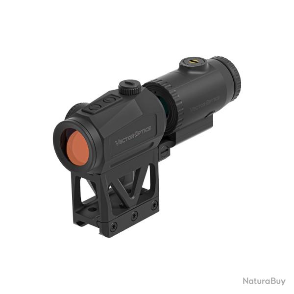 VECTOR OPTICS - COMBO POINT ROUGE SCRAPPER 1X25 + PARAGON 3X MAGNIFIER